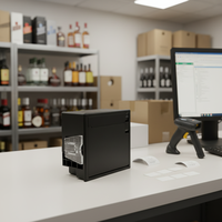 Imprimante thermique intégrée Cashino 58 mm CSN-A5 avec interface RS232/TTL/USB utilisée dans le système de comptage des stocks d'alcool