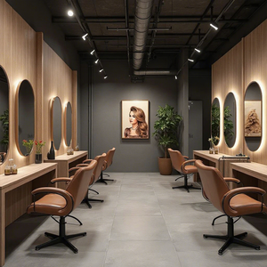 Paquete de Diseño Interior de Muebles de Salón de Belleza Ecológicos, Duraderos y de Lujo |   Mesas y Sillas de Manicura Personalizadas, Salón de Belleza Llave en Mano - Product Image 3