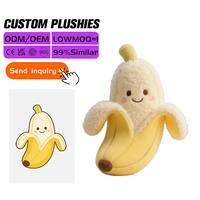 Almohada de Peluche Personalizada Súper Suave con Bordado de Panadería, Serie de Croissants y Tostadas Francesas, Juguete de Peluche Divertido con Forma de Comida para Niños
