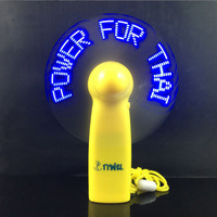 Mini ventilateur LED portable compact à lumière clignotante, alimenté par USB, avec éclairage coloré pour concerts, camping, salons professionnels, cadeaux d'été