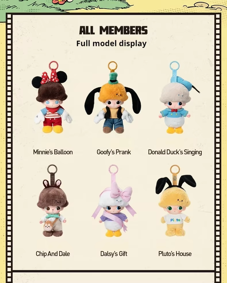 Dimoo World Blind Box Mystery Box - Cute Vinyl Plush Dolls
