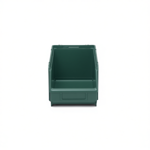 TTAKE Combo Box Container Tool <b>Storage</b> <b>Bin</b> 12x8x6 Inches Green <b>Plastic</b> Organizing <b>Bin</b> For Workshop Garage Use - Product Image 2