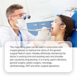 Chirurgische Koplamp Met Led Licht 3.5x Vergroting Binoculaire Vergrootglas Tandlamp Loupe - Product Image 5