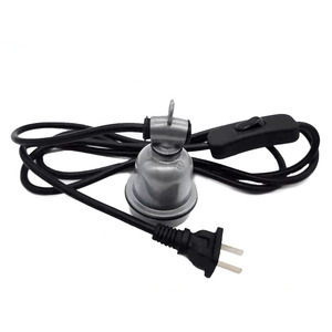 מתג תקע e27 בעל מנורה כפול חוט מנעול טבעת - Product Image 6