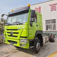 Chassis Komersial HOWO 4x2 Ekonomis Biaya Operasional Rendah Kabin Sleeper Banyak Titik Pemasangan untuk Kendaraan Khusus Jarak Pendek