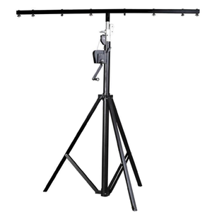 Torre de Elevación Portátil de Acero para Iluminación de Escenario, con Manivela, Trípode, Capacidad de Carga de 60 kg, Altura de 3 Metros - Product Image 3