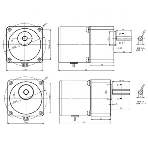 มอเตอร์ไฟฟ้ากระแสสลับขนาดเล็ก แรงบิดสูง เกียร์ขนาดเล็ก 220V - Product Image 2