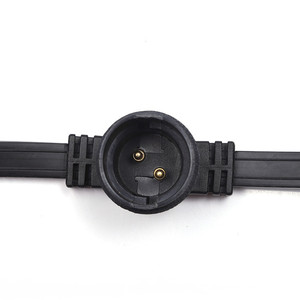 5M 10m 20m 100m phẳng Cáp IP65 ngoài trời Festoon chiếu sáng E27 ổ cắm vành đai vườn Festoon Chuỗi đèn <span class=keywords><strong>LED</strong></span> Đèn lễ hội - Product Image 5