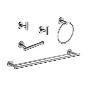 Ensemble de porte-serviettes mural moderne en acier inoxydable 50-60 cm avec chauffage pour salle de bain à domicile - Product Image 1