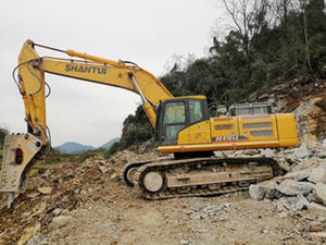Excavatrice sur chenilles Shantui SE470LC-9 pour l'exploitation minière et la construction routière en Indonésie, Sumatra. - Product Image 2