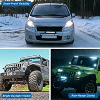 Nueva Barra de Luz LED de 18W y 6 Pulgadas, Impermeable IP67, con Haz de Luz Concentrada/Difusa, para Vehículos Todoterreno, Camiones, Jeeps y Motocicletas