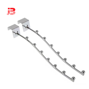 Bán Hàng Nóng Kim Loại hiển thị dây treo mó<span class=keywords><strong>c</strong></span> với quả bóng cho ống vuông - Product Image 5