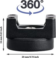 Support magnétique à fermeture éclair Support de câble magnétique polyvalent Aimants à fixation par câble Bases magnétiques de gestion des fils avec service intensif