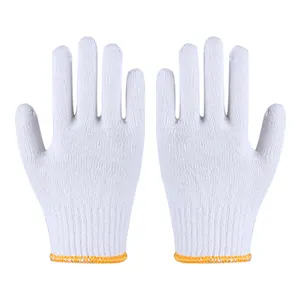 Coton blanc tricoté gants industriels GUANTE