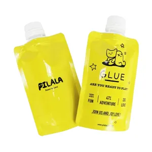 Plastic Liquid Spouch 100Ml 150Ml 200Ml Juice Custom Spouted Pouch Bag