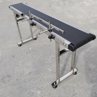 Imprimante à jet d'encre à bande transporteuse en PVC personnalisée professionnelle, petite date, heure, code-barres pour bouteille, pour les industries de vente au détail, lignes d'emballage