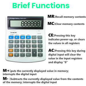 <span class=keywords><strong>Calculatrice</strong></span> parlante à gros boutons 10 chiffres française/japonaise/italienne avec réveil, prononce les touches pressées et les calculs - Product Image 6