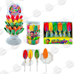 Sucettes en forme de feuille de 15g, bonbons durs, sucettes en forme de lèvres, bonbons en forme de cœur - Product Image 5