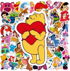 Autocollants personnalisés imperméables de princesses de dessins animés, autocollants en vinyle mignons pour ordinateur portable, bouteille d'eau, <span class=keywords><strong>coque</strong></span> de téléphone, cadeau pour filles, décoration DIY - Product Image 4