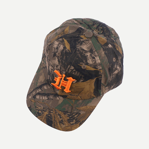 قبعة بيسبول قطنية مموهة قابلة للتعديل بـ 6 ألواح مع شعار مطرز ثلاثي الأبعاد حسب الطلب من مصنع القبعات - Product Image 3