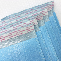 Sac à bulles recyclable en film co-extrudé épais imprimé sur mesure, auto-adhésif, imperméable, antichoc, pour l'emballage d'expédition