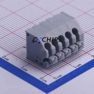 KF250-3.5-5P-1 Spring Terminal Block Through hole Component (THT),P=3.5mm Connector 3.5mm 5P 5 5A - Product Image 1