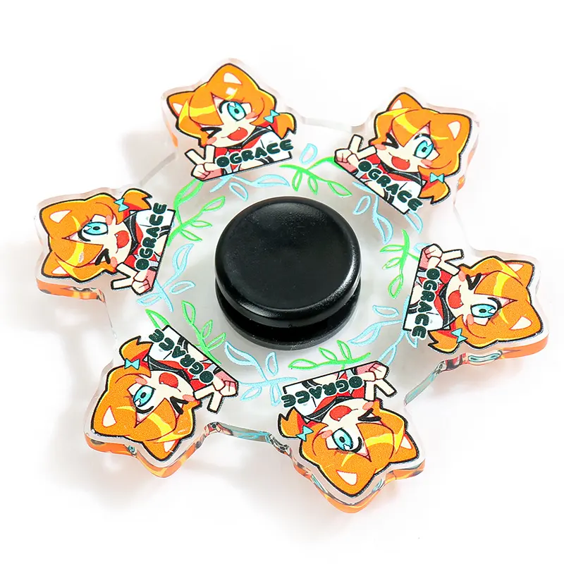 Vograce New Arrive Limited Acrylic Toys Anime Fidget Ring Spinner