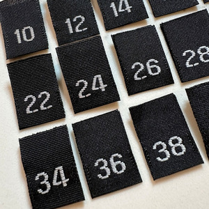 Étiquettes personnalisées pour vêtements, étiquettes tissées douces, étiquettes de mode pour vêtements et textiles, étiquettes de col pour vêtements, étiquettes en tissu imprimées sur mesure - Product Image 5
