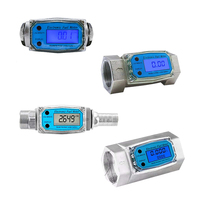 Débitmètre numérique de carburant, capteur de débit de carburant, petit compteur d'eau électronique, débitmètre de fluide pour carburant, débitmètre de diesel, compteur