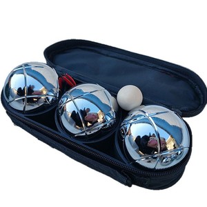 Ensemble <span class=keywords><strong>de</strong></span> 3 boules <span class=keywords><strong>de</strong></span> <span class=keywords><strong>pétanque</strong></span> chromées avec sac en tissu, vente en gros, <span class=keywords><strong>jeu</strong></span> <span class=keywords><strong>de</strong></span> boules <span class=keywords><strong>de</strong></span> pelouse française, <span class=keywords><strong>jeu</strong></span> <span class=keywords><strong>de</strong></span> bocce, <span class=keywords><strong>jeu</strong></span> <span class=keywords><strong>de</strong></span> plein air récréatif - Product Image 5