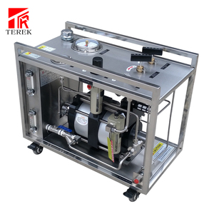 Máquina de Prueba Hidrostática de doble efecto con cabezal de aire doble manual TEREK, bomba de prueba de presión hidráulica - Product Image 6