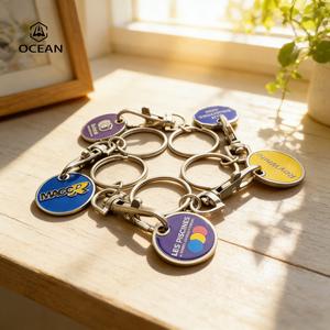 Jetons de chariot personnalisés imprimés en sérigraphie, de bonne qualité, cadeau de collection - Product Image 4