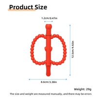 Sucette en silicone souple pour bébés, jouet à mâcher apaisant de qualité alimentaire, sans BPA, en forme de licorne, pour soulager les gencives des nourrissons