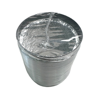Conduit de ventilation flexible résistant à la chaleur pour climatiseur, conduit en aluminium durable