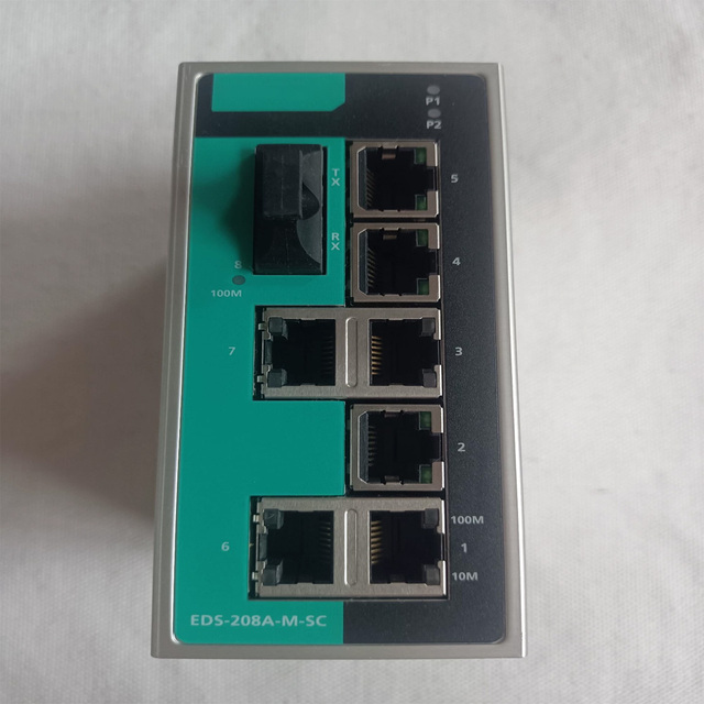 New Original Eds-208a-m-sc Industrial Ethernet Switches with Stable Transmission 8-port Unmanaged Switch Control