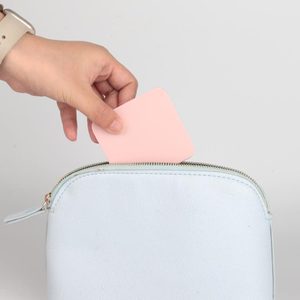 Multi Color Travel Handheld 2-seitige quadratische Mini tragbare kompakte Make-up klappbare Geldbörse Spiegel für Mädchen Frauen Geschenke - Product Image 4