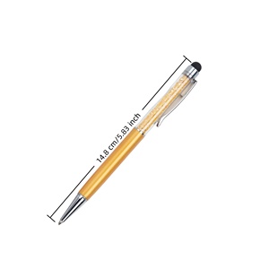Glitter Gel <b>Pen</b> with Touch Screen Stylus 12-Pack Colorful Liquid Ink Ballpoint <b>Pens</b> for Writing Drawing and School Supplies - Product Image 2