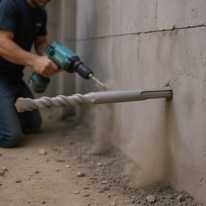 Broca para taladro de pared Fervi para mampostería y hormigón, 10 mm de diámetro - Product Image 3