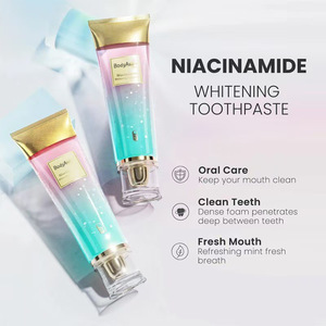 Crema Dental Blanqueadora con Niacinamida BodyAccel para Refrescar el <span class=keywords><strong>Aliento</strong></span>, Eliminar Manchas, Dientes Amarillos y <span class=keywords><strong>Mal</strong></span> <span class=keywords><strong>Aliento</strong></span> al por Mayor - Product Image 3