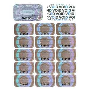 Biểu Tượng Tùy Chỉnh Ảnh Ba Chiều Mã Qr An Ninh Con Dấu Sticker Hiển Nhiên Làm Xáo Xáo Tước Nhãn Với Số <span class=keywords><strong>Serial</strong></span> Và Mã Vạch Mẫu Miễn Phí - Product Image 3