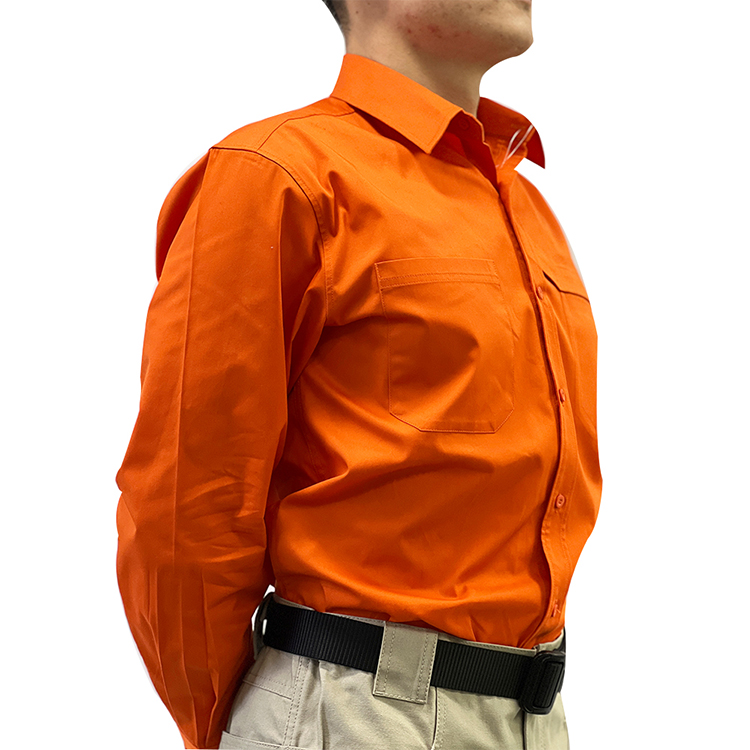 Custom Professional Comfortable  Long Sleeve Mens Slim Formal Officer Security Guard Uniform Shirts
