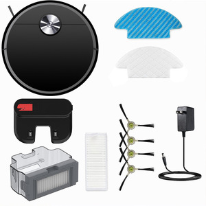 Aspiradora Robótica Inteligente Controlada por Aplicación con Filtro HEPA, Barrido y Fregado, Recarga Automática de Agua, Diseño Ecológico - Product Image 1