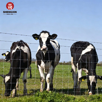 Clôture de champ en treillis métallique tissé, robuste et durable, pour l'élevage de chevaux et de moutons, l'enclos, la grange et l'usage équestre