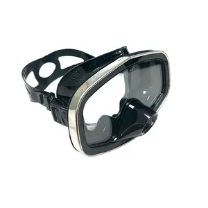 Profissional Adulto Freediving Goggles Caça submarina Óculos Mergulho Livre Dive Gear Equipment Set Silicone Scuba Diving Mask