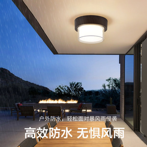 Lámpara de Techo para Exteriores LED Moderna, Impermeable, de Plástico, con 3 Años de Garantía, 50000 Horas de Vida Útil, 80 Ra - Product Image 4