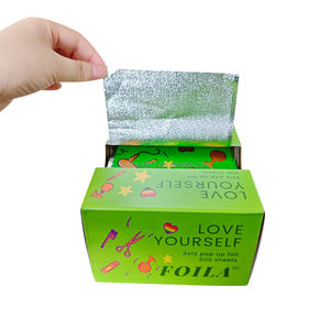 Láminas de Papel de Aluminio para el Cabello Aprobadas por la FDA, Paquete de 5 x 11 Pulgadas, para Coloración Balayage, Proveedor Profesional de Láminas para Peluquería - Product Image 2