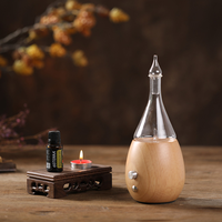 Personnalisé Classique Oem Philippines Cadeau Rohs En Bois Led Froid Air Parfum Parfum Marketing Nébuliseur Diffuseur Pour Huiles Essentielles