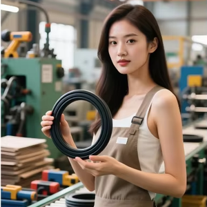 As568 tiêu chuẩn nhà máy bán hàng trực tiếp NBR FKM Quad Ring con dấu khác nhau dầu cơ khí O Ring thủy lực x Ring làm EPDM khí nén - Product Image 1