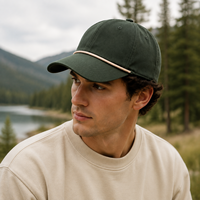 Gorra de Béisbol Personalizada con Cuerda, Estilo Golf Vintage, Logotipo Bordado, Ajustable, para Exteriores, Fabricante OEM ODM
