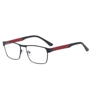 Bleu léger poids hommes lunettes progressives cadre carré Prescription lunettes Top qualité métal plaque <span class=keywords><strong>myopie</strong></span> <span class=keywords><strong>presbytie</strong></span> <span class=keywords><strong>lentilles</strong></span> - Product Image 3